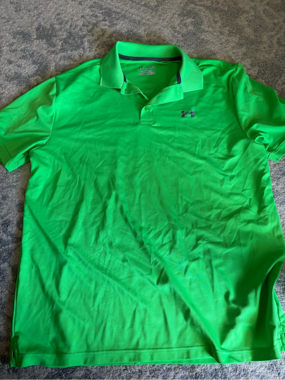 Under Armour Men’s Neon Green Performance Polo
